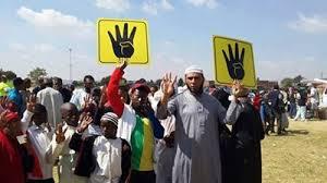 وقفة احتجاجية بجوهانسبرج رفضا لحكم العسكر