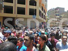 جنازة شعبية لأحمد حسين شهيد المطرية