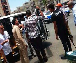 قوات الأمن تعتدي على سائقي بورسعيد بعد فض اعتصامهم