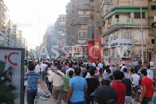 اعتداء داخلية الانقلاب على مسيرة بـ”الهرم”  قبيل الإفطار