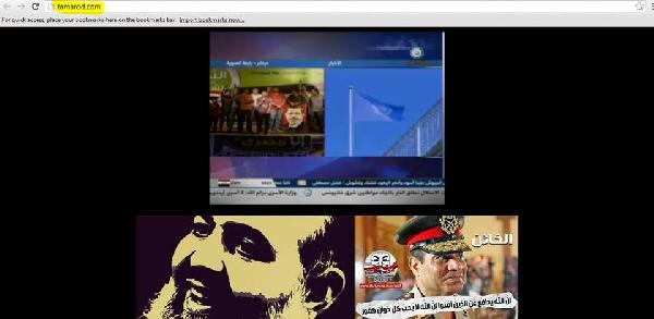 اختراق موقع تمرد ونقل البث المباشر لميدان رابعة منه