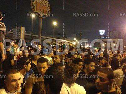 وقفة لأعضاءالـ “وايت نايت” اعتراضًا على القبض على قائدهم