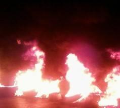 مجهولون يقطعون طريق “الخانكة-السلام” بالإطارات المشتعلة