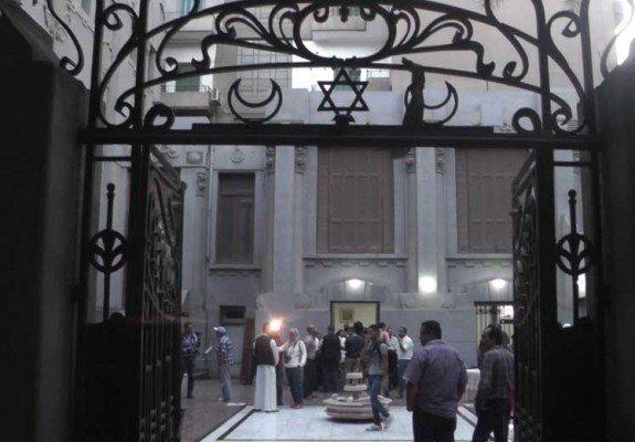 فيديو| إحتفال بالمعبد اليهودي بالقاهرة تزامنًا مع قصف غزة