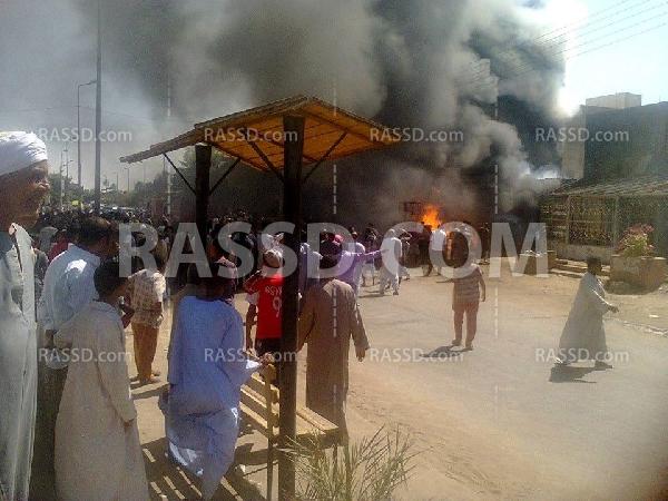 حريق في محطة وقود بـ”أسوان”