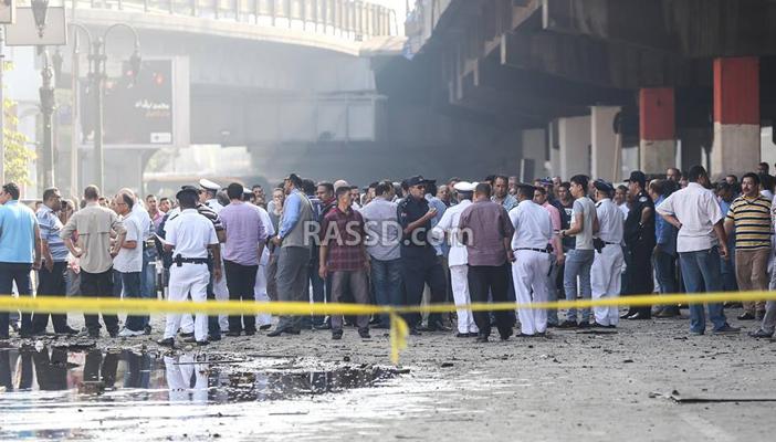 عودة حركة المرور بشارع الجلاء بعد غلقه جراء انفجار القنصلية الإيطالية