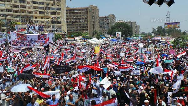 توافد الآلاف على “رابعة ” للمشاركة في مليونية الزحف