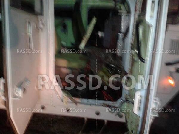 عاجل .. إحراق مدرعة شرطة بالعريش من قبل الأهالي