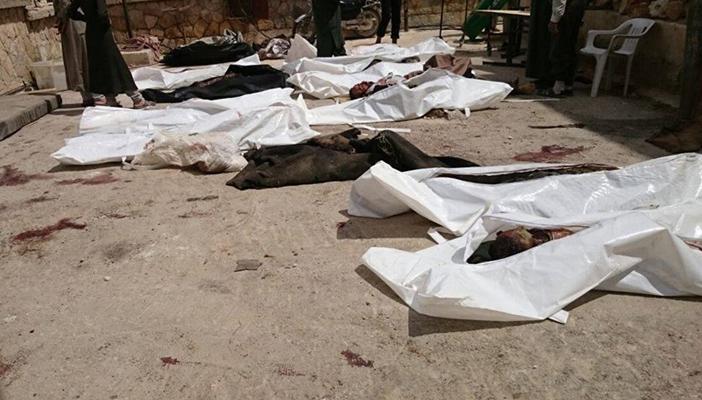 مقتل وإصابة 60 مدنيًا بالبراميل المتفجرة في الباب السورية