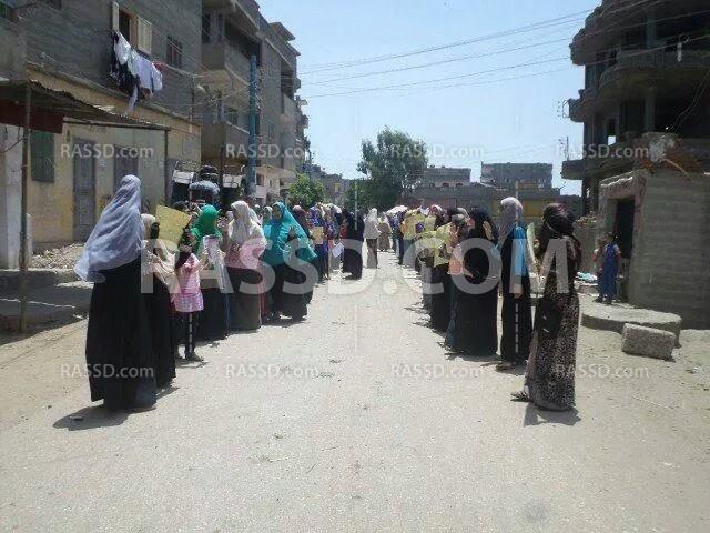 فعاليات نسائية بالدقهلية تنديدًا بالانقلاب والعدوان على غزة