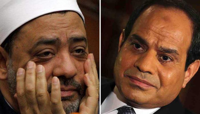 السيسي لـ الطيب: عندما يسألني الله عن تصويب الخطاب الديني..أقول بلغتكم