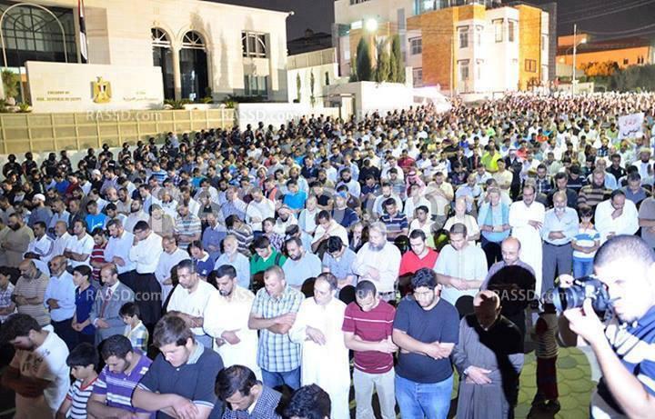 وقفة أمام السفارة المصرية اليوم بالأردن لنصرة الشرعية