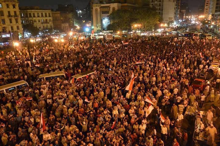 انضمام أصحاب المحال برمسيس لمؤيدي مرسي