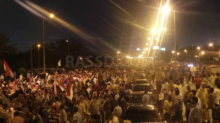 مسيرة حاشدة من رابعة إلى الاتحادية