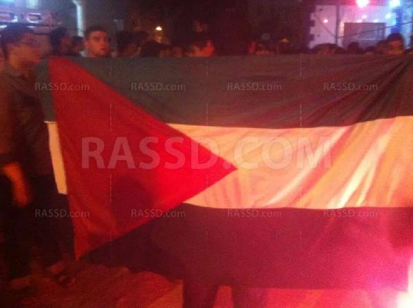 مسيرات متضامنة مع فلسطين ومناهضة للانقلاب بالغربية