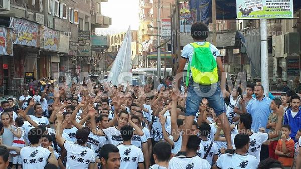 “ألتراس مصر السياسي” يتظاهر في “أوسيم”