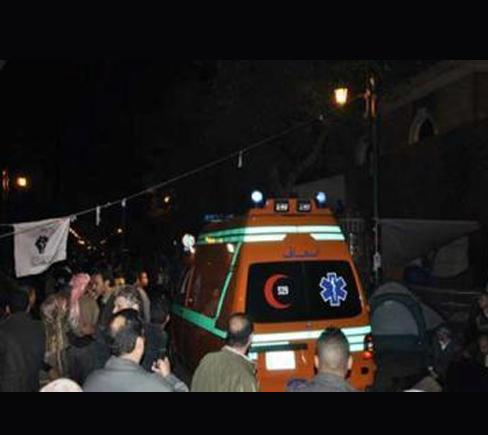 وصول سيارات إسعاف إلى موقع اشتباكات رفح