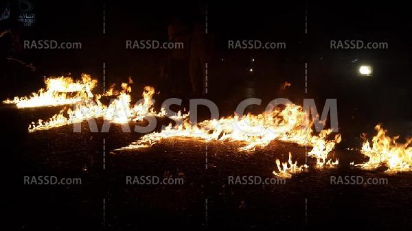 عاجل| مواطنون يضرمون النار بشارع الهرم