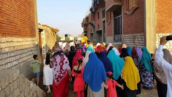 بني سويف والمنيا تنددان بحكم العسكر عقب صلاة العيد