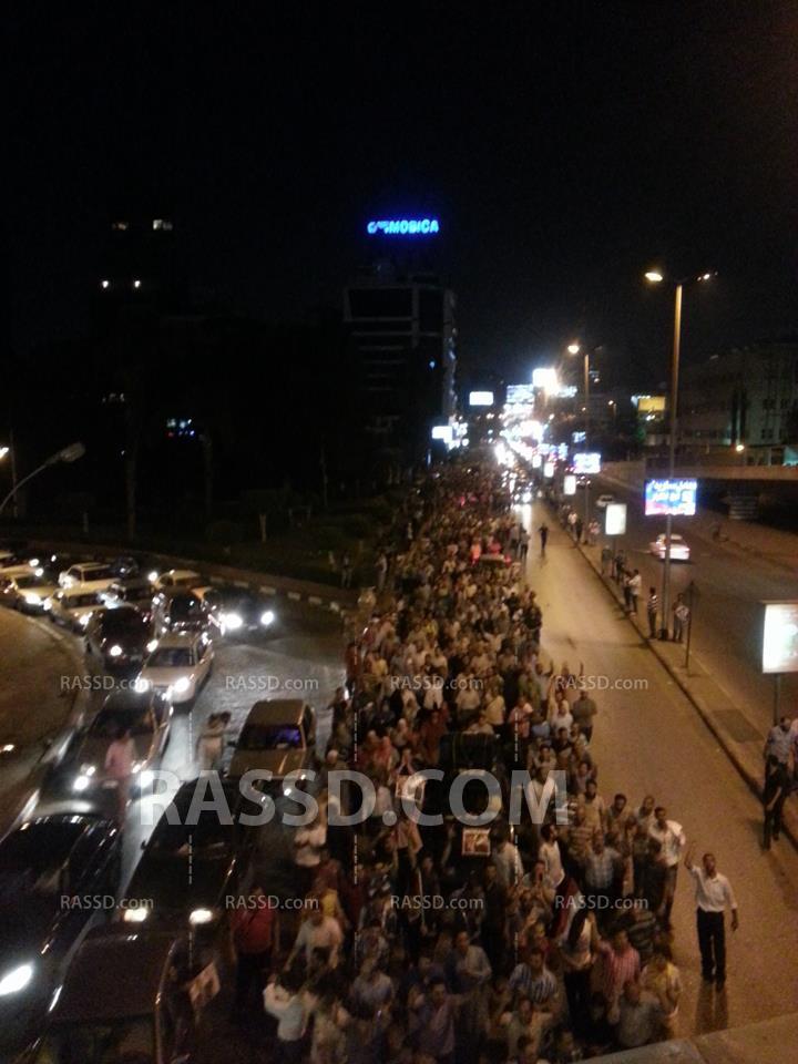 انطلاق مسيرة حاشدة من “مصطفى محمود” إلى “النهضة”