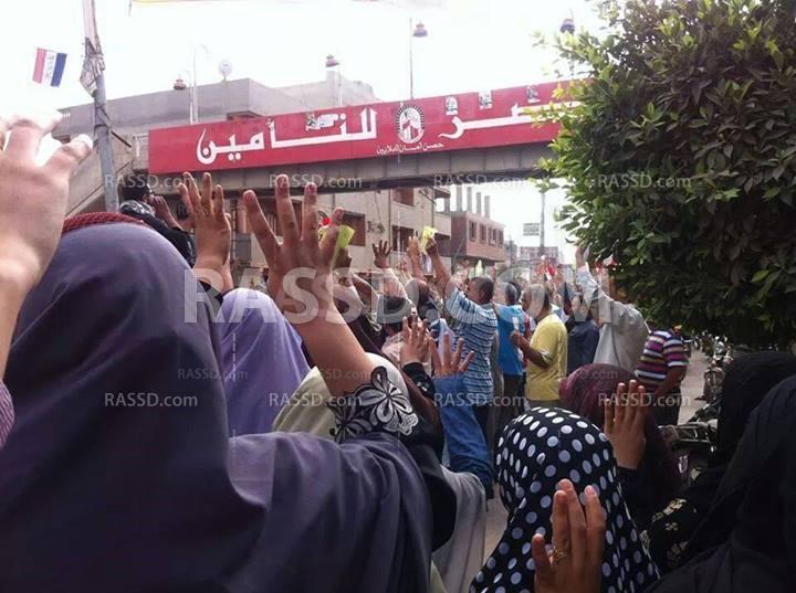 فعاليات حاشدة بالدقهلية تنديدا بالعدوان على غزة