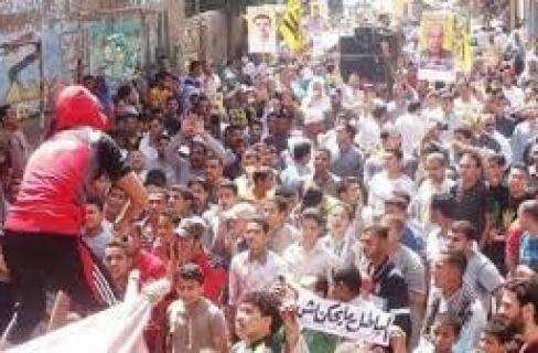 الميمون ببنى سويف تنتفض تضامنا مع غزة