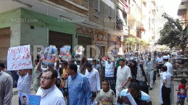 مسيرات مناهضة للانقلاب في “المرج” وعزبة النخل” بالقاهرة