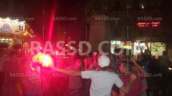 تظاهرة لـ”شباب ضد الانقلاب” في ميدان “طلعت حرب” بالقاهرة