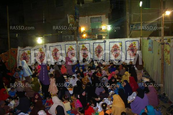 إفطار جماعي في “الفيوم” تحت شعار “يوم من رابعة”