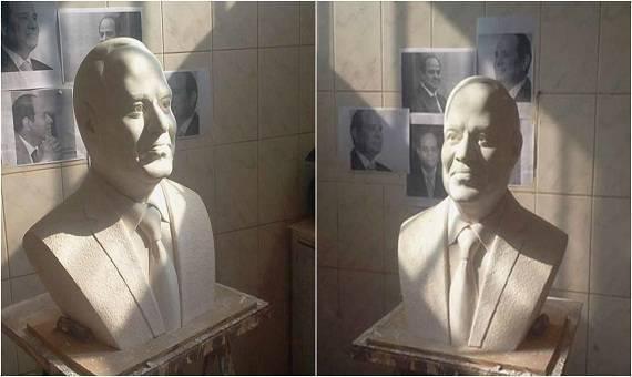 جامعة المنيا تقيم تمثال للسيسي.. ونشطاء: صناعة ديكتاتور يقتل شعبه