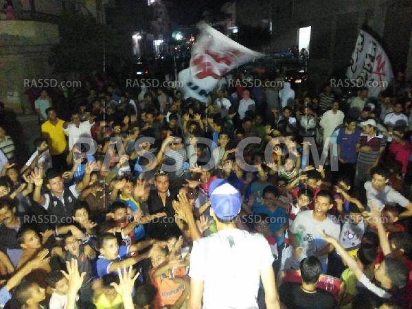 تظاهرة في “حوش عيسى” بـ”البحيرة” تنديدًا بغلاء الأسعار