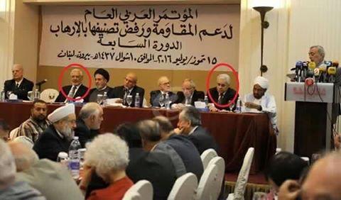 بالصور.. القصة الكاملة لمشاركة “أبو الفتوح” و”صباحي” في مؤتمر حزب الله