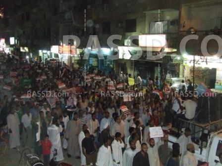 الآلاف من الأقصريين في مسيرات دعم الشرعية