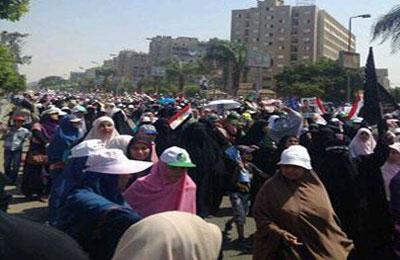 مسيرة نسائية بالإسكندرية تنديدًا بمقتل حرائر المنصورة