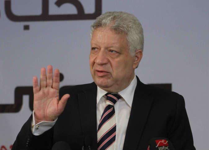 مشادة قوية بين مرتضى منصور وهيثم عرابي