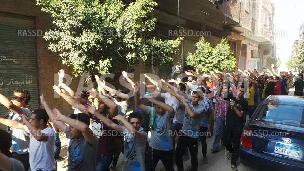 مسيرة لـ”ألتراس نهضاوي” بمركز “الخانكة” في “القليوبية”