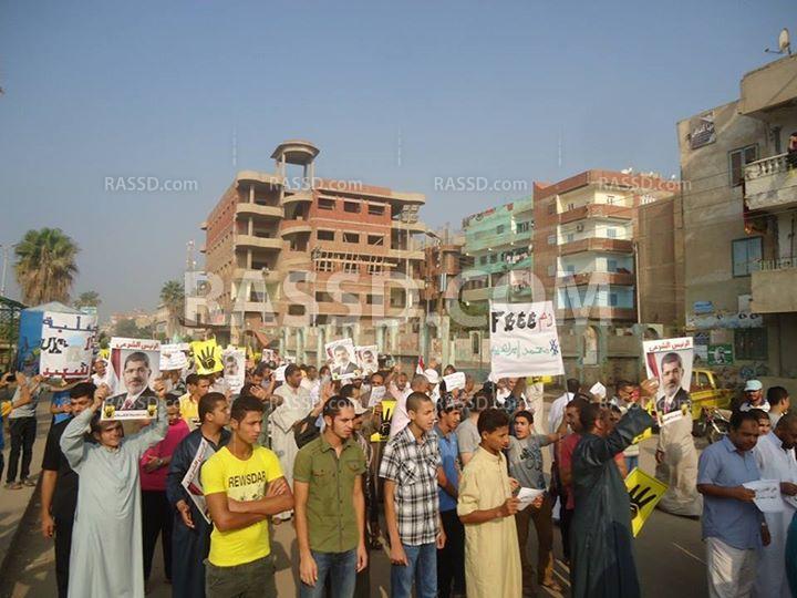 مسيرة صباحية في الحسينية تنديدا بالعدوان على غزة
