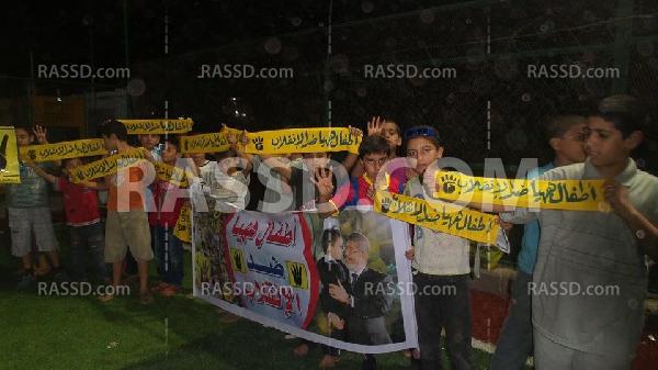 سلسلة بشرية لأبناء الشهداء والمعتقلين في “ههيا” بـ”الشرقية”