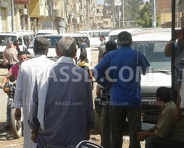 إضراب سائقى خط سمنود جامعة المنصورة لطردهم من الموقف