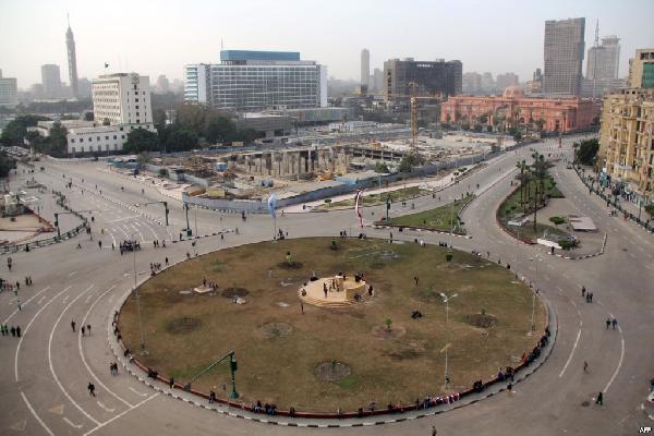 سيولة مرورية بميدان التحرير