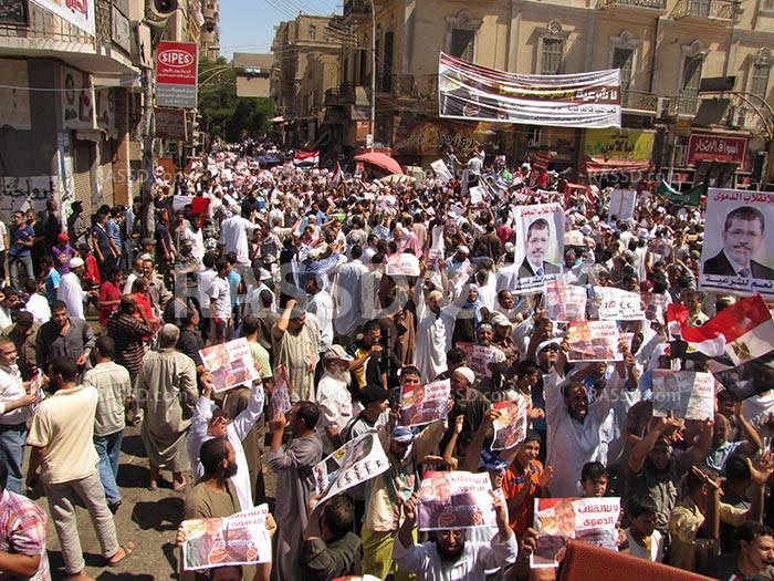 وصول ثلاث مسيرات إلى ميدان الحرية بالمنيا