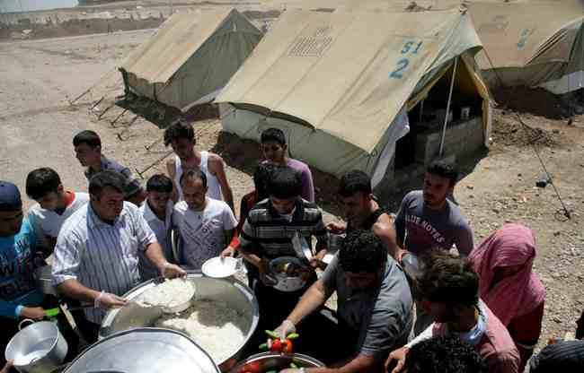 عيد الفطر يأتي بالحزن والمآسي على اللاجئين العراقيين