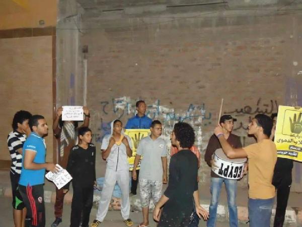 وقفة لـ”عفاريت ضد الانقلاب” أمام منزل شهيد بـ”قنا”