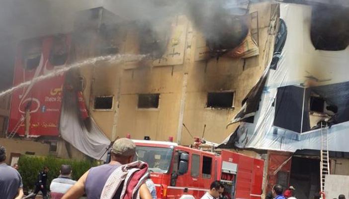 ارتفاع ضحايا حريق العبور إلى 24 حالة وفاة و24 مصابًا