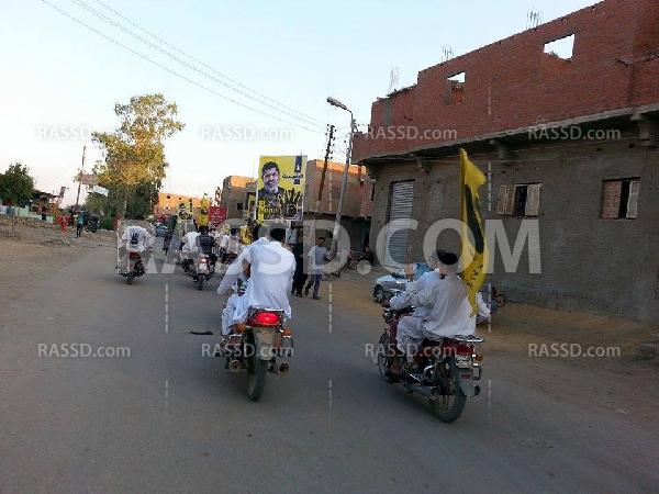 مسيرة بالدراجات البخارية في مركز “سنورس” بالفيوم