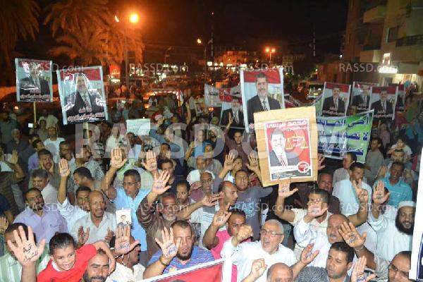 امينة “مصر القوية ” تنضم لاعتصام الشرعية بالوادي الجديد