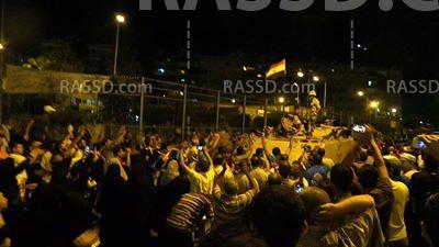 الجيش يطلق النار في الهواء بمحيط اعتصام مؤيدي مرسي ببورسعيد