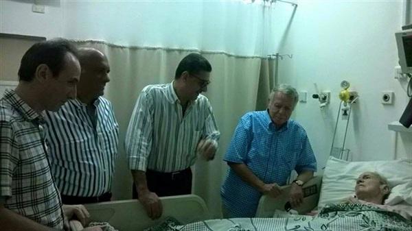 محمود طاهر يزور طارق سليم للإطمئنان على صحته