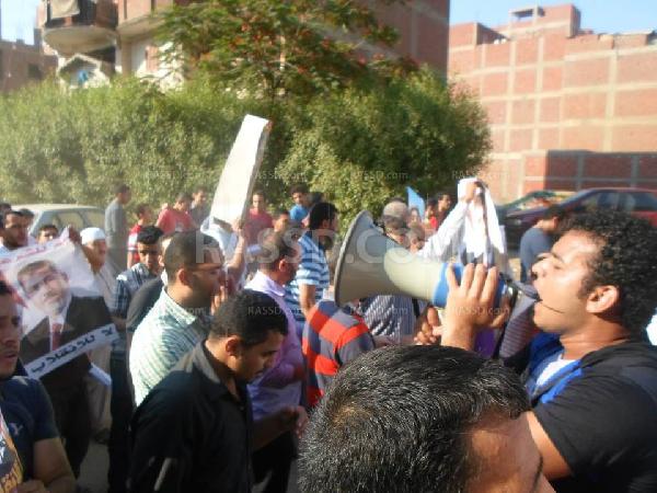 بلطجية يهاجمون مسيرة رافضة للانقلاب بالقليوبية