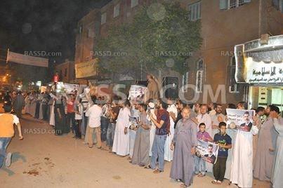 وقفة لأهالي بني سويف لرفض الإنقلاب